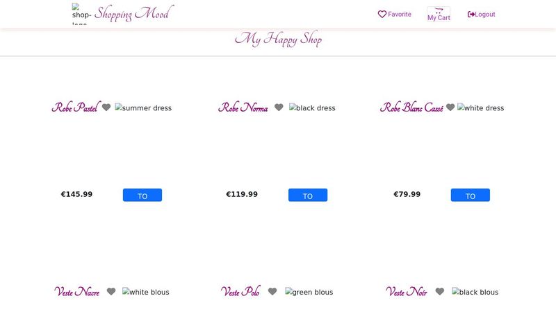 shopping cart html/css/js