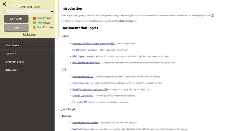 Codepen: Technical Documentation Page