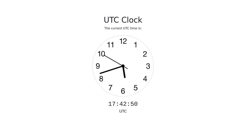 Current UTC Time current-utc-time