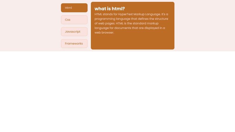 How To Create Responsive Vertical Tab Desgin Using Html & Css