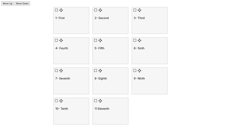 JQuery UI - Multiple Sortable - With External Controls
