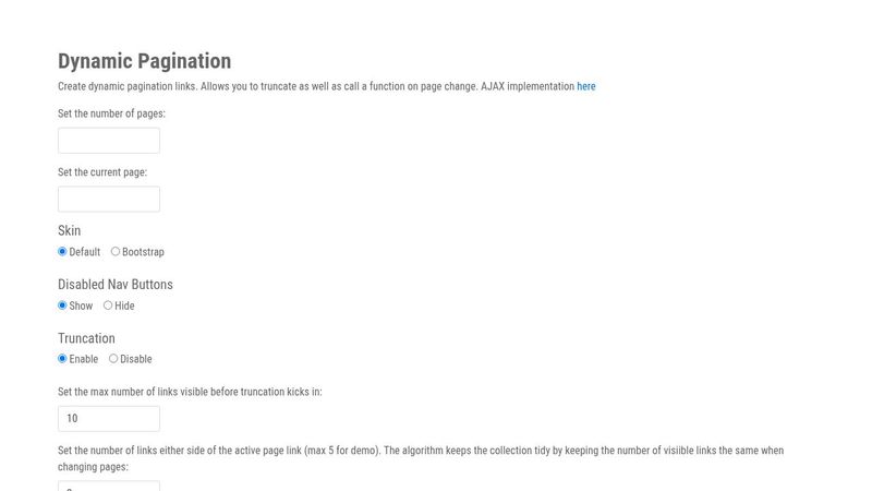 Dynamic Pagination Test (JS)
