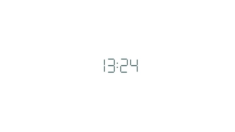 CodePen - digital clock