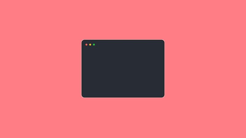 Material Terminal (html / css / js)
