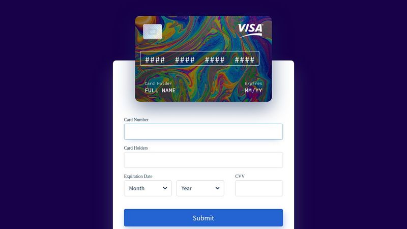 Credit Card - CSS Art