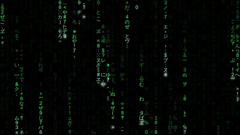 Matrix digital rain (animated version)