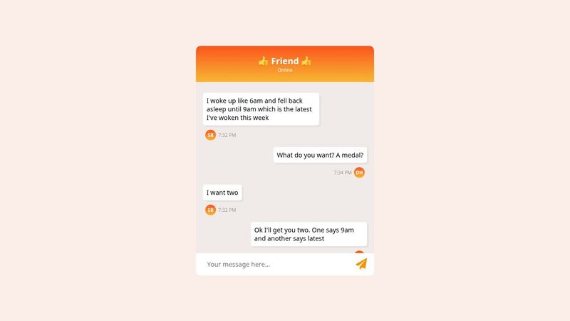 Simple Chat UI