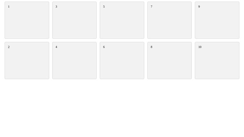 CSS Columns for Card Layout