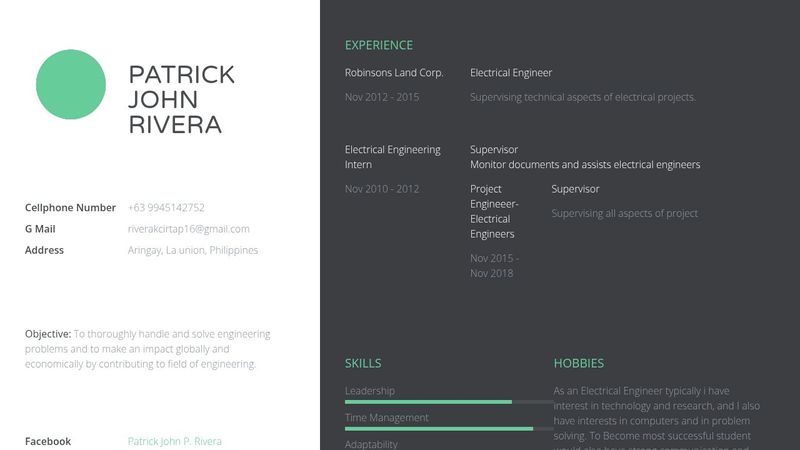 Responsive Resume Template