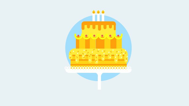 Birthday Cake Pure CSS