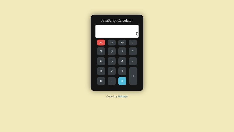 JS calculator