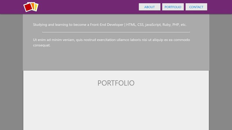 freeCodeCamp: Personal Portfolio Page