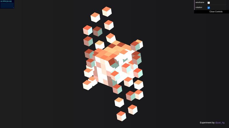 #Codevember 16 - Three js isometric cubes animation