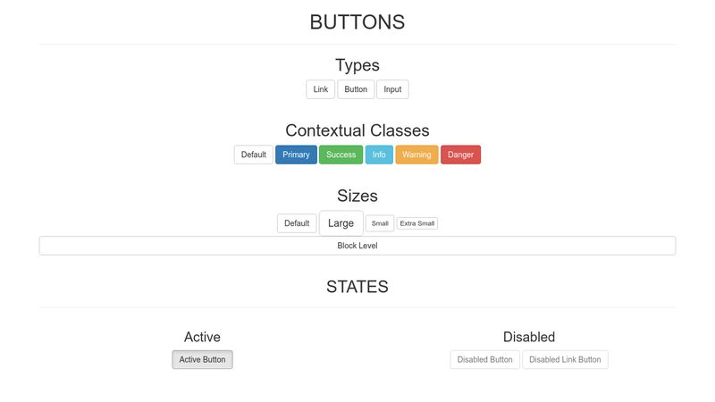 Bootstrap 3 Buttons