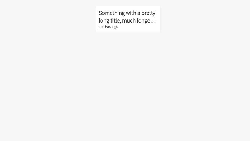 Pure CSS multi line ellipsis (webkit)