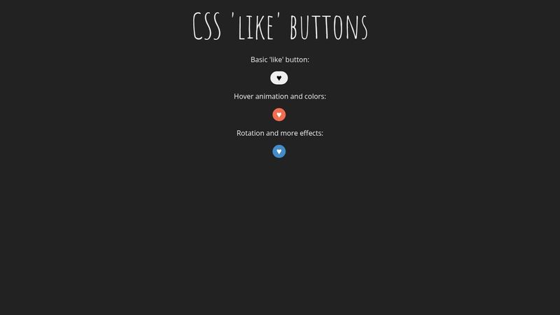 CSS like buttons