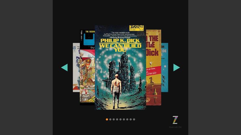 Card Carousel with ZIM for CodePen Challenge