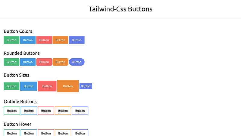 Tailwind button online