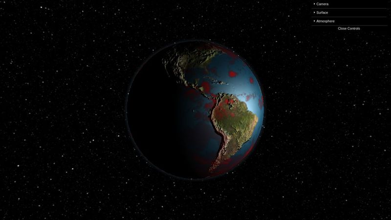 three.js Earth