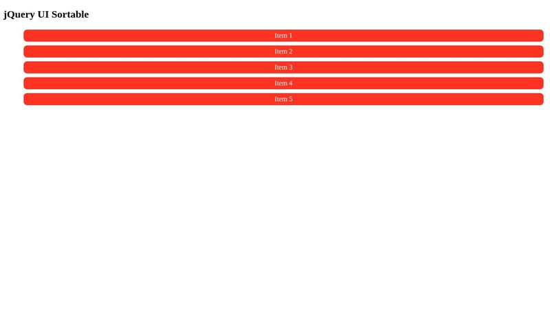 jQuery UI sortable image.