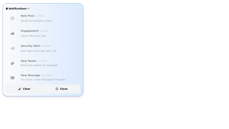 CPChallenge - Notification Center with TailWind CSS