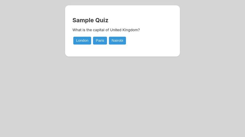 JavaScript Quiz App