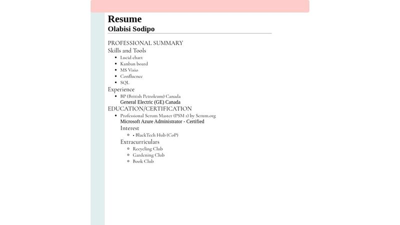 a-simple-html-resume