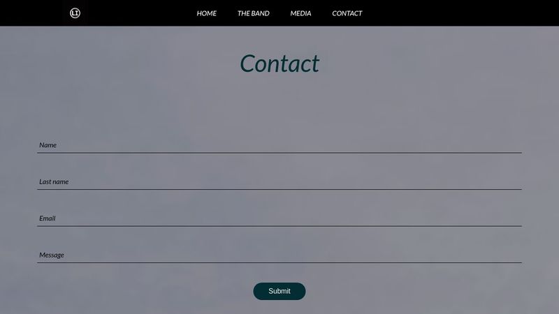CONTACT PAGE (HTML, CSS, JS)