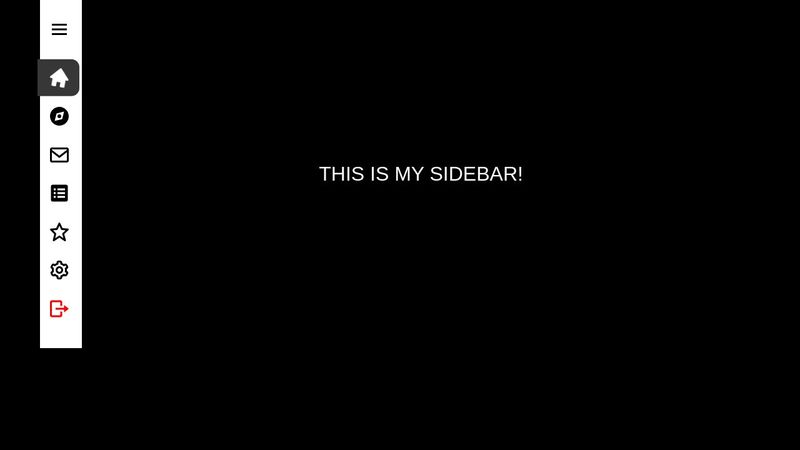 React Animated Sidebar