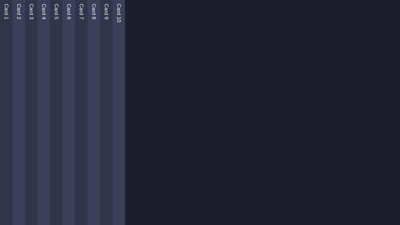 Horizontal Tabs