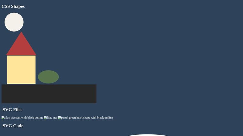 artsy html & css assignment
