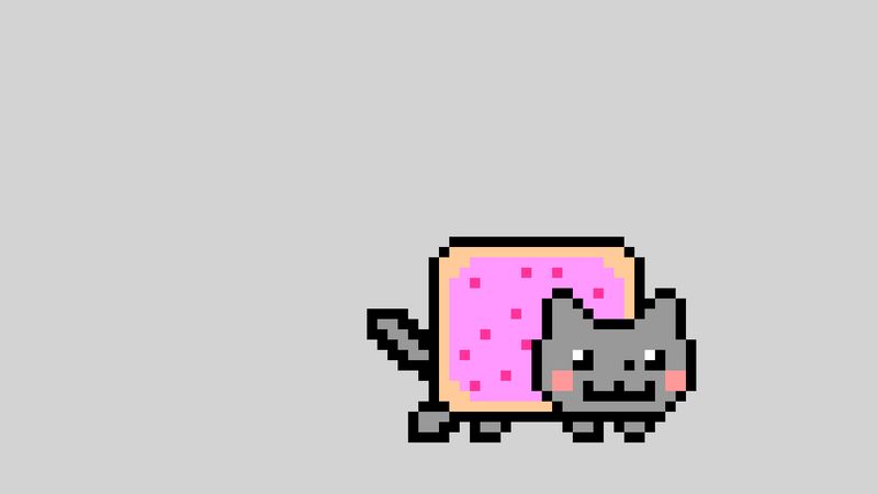 Nyan Cat {Pixel Art} by KittyRainicornDemon on DeviantArt