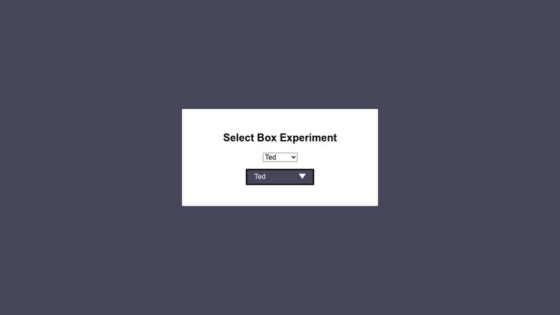 select-box-experiment