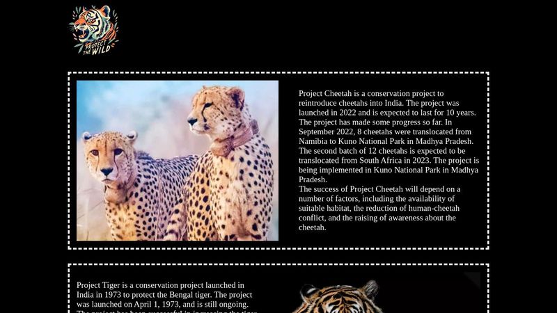 PROJECT CHEETAH STUDENT LINK