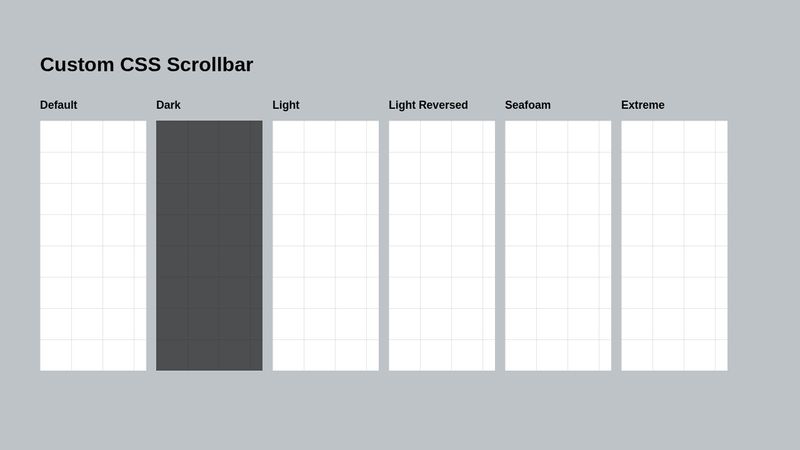 Custom CSS Scrollbar