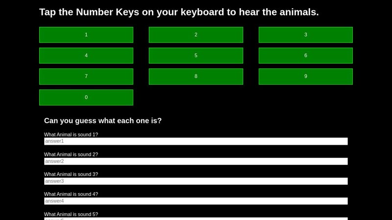 30 day javascript Challenge 1 - Javascript Animal sounds with Keydown ...