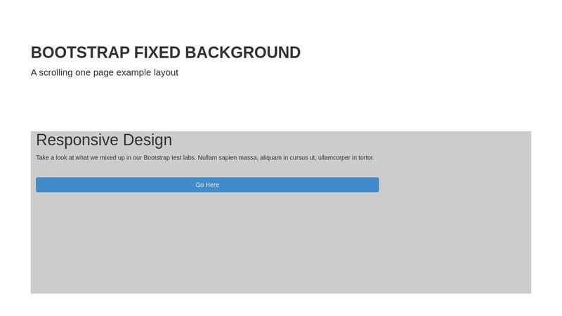 Bootstrap Full Screen Background