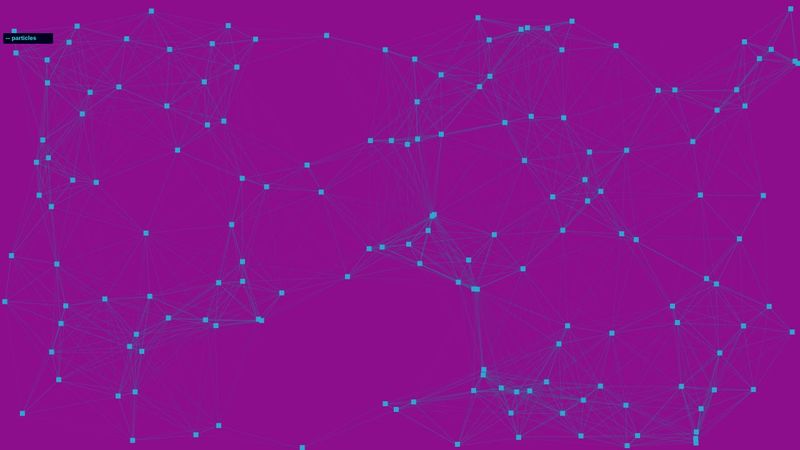 Particles.js Demo