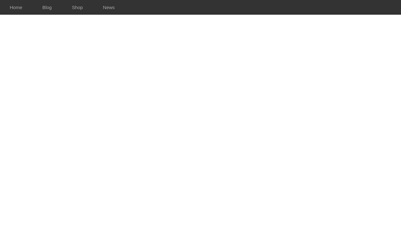 HTML5 Navigation Bar Example