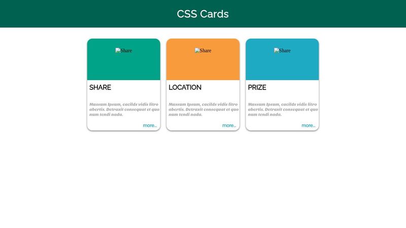 Cards CSS