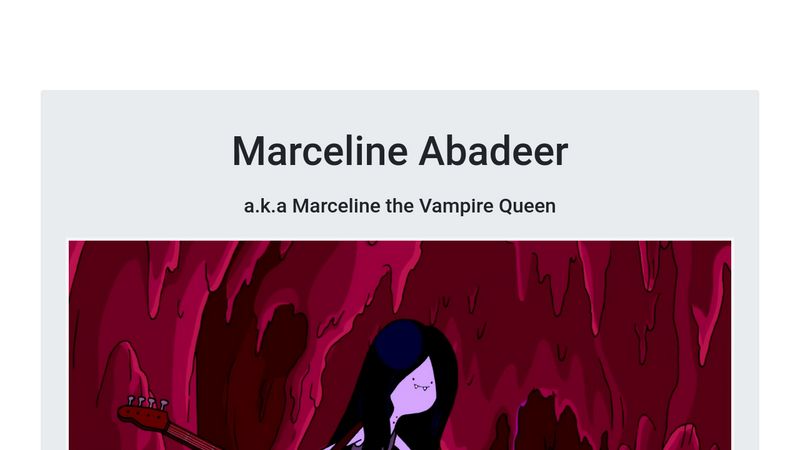 Marceline/Analysis of Marceline's origin  Adventure time marceline,  Marceline, Marceline the vampire queen