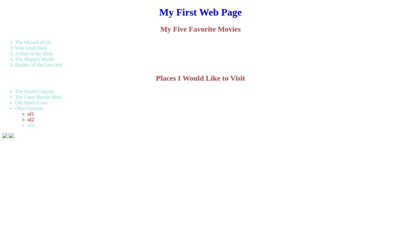 Bill's HTML/CSS Practice