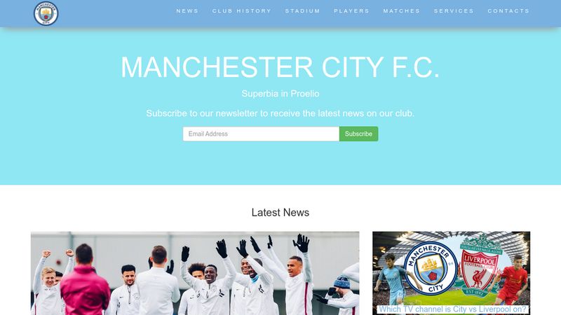 Manchester City Club History - Manchester City News