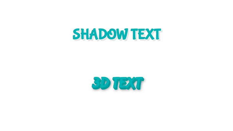 CSS3 3D Text & Shadow Effect