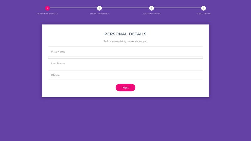 Bootstrap Multi Step Form   DBBYGa 800 