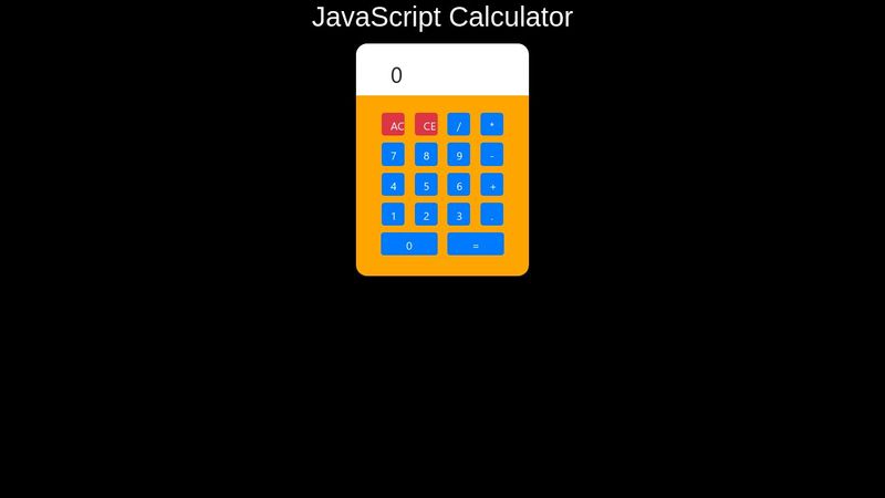 My Own JS Calculator