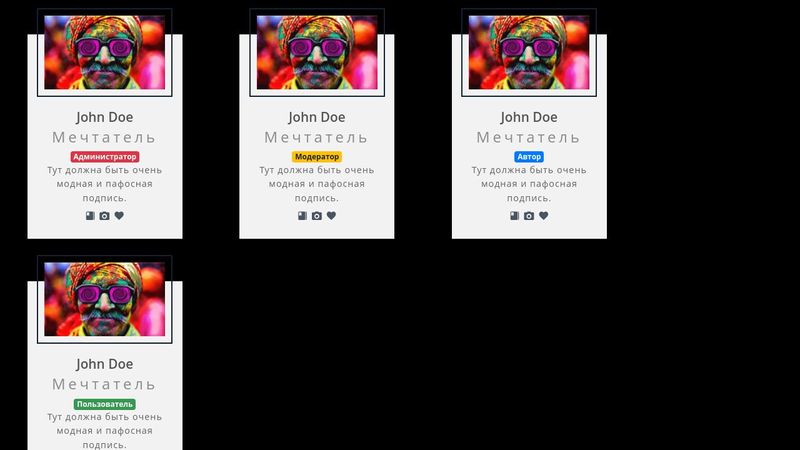 Bootstrap Badges Example