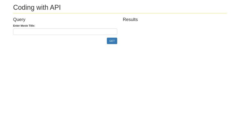 Coding with API