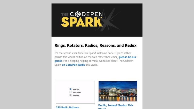 The CodePen Spark #2