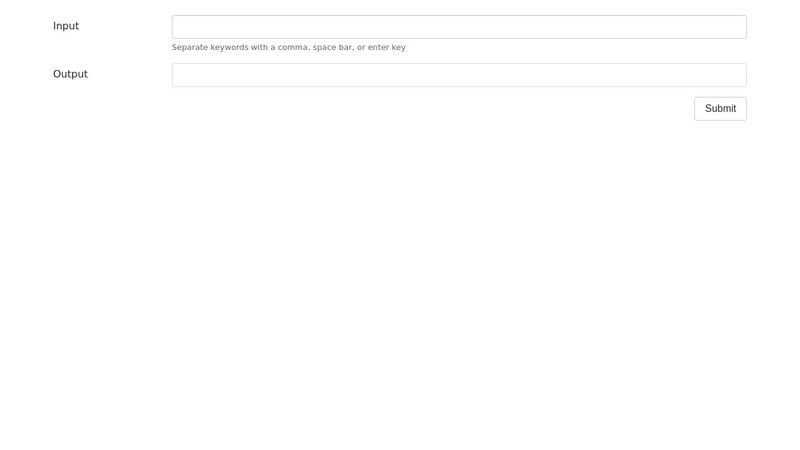 Multiple tags in a single input